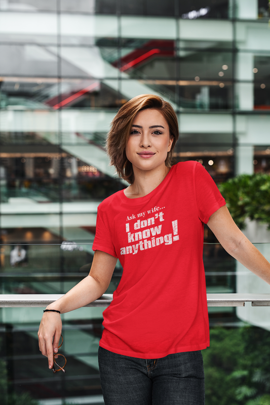 Ask My Wife Unisex t-shirt