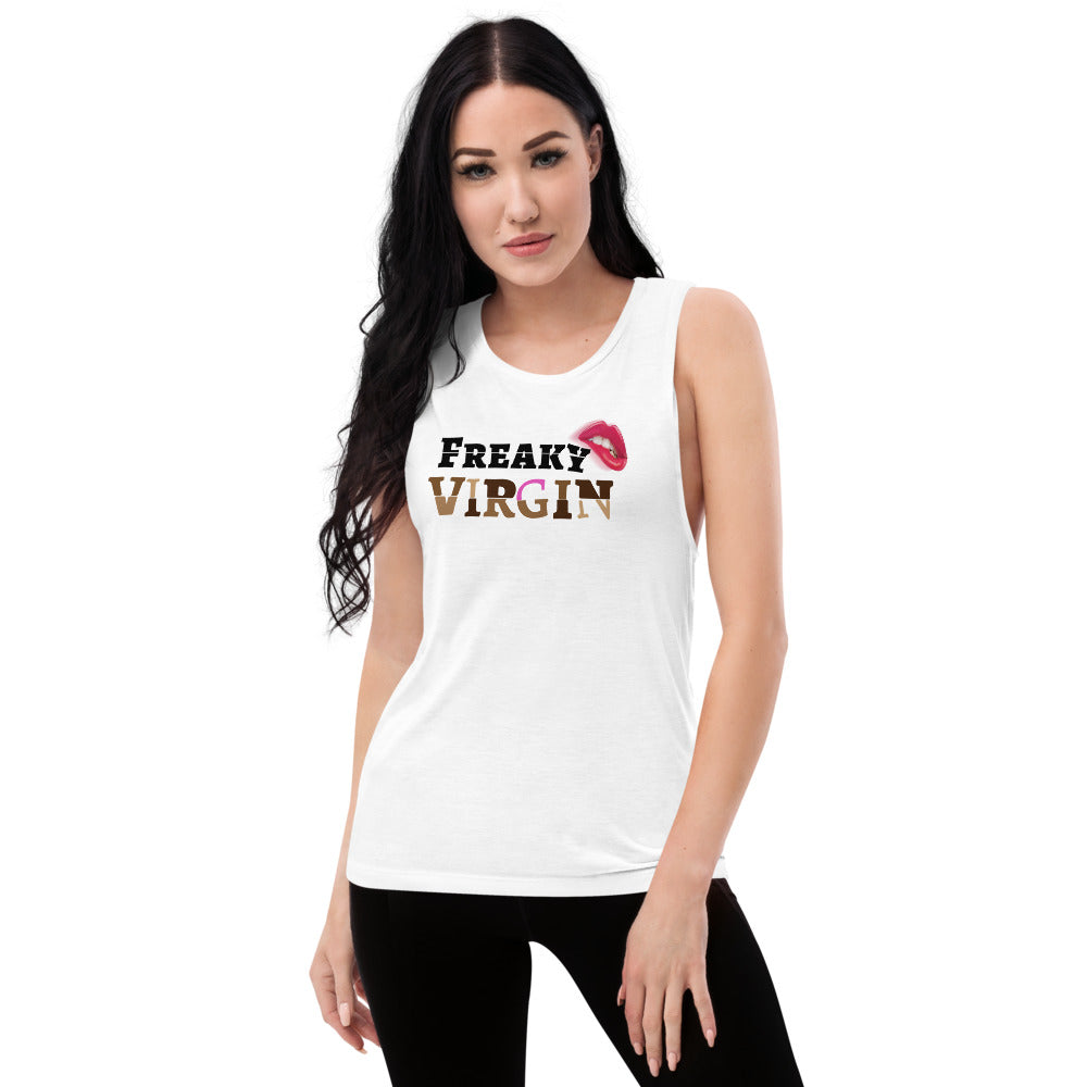 Freaky Virgin Ladies’ Muscle Tank